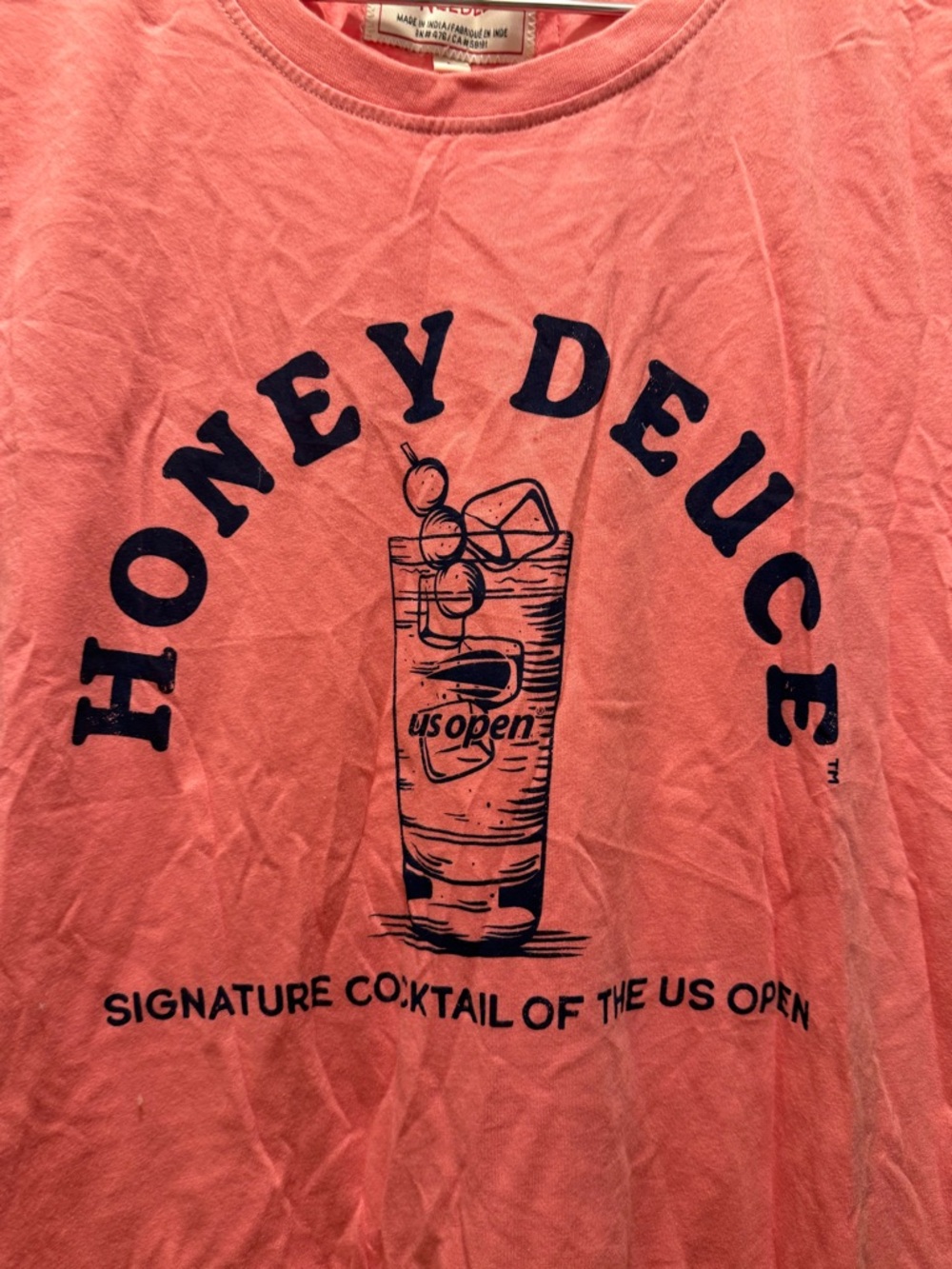 Honey Deuce Coral Graphic Tee US OPEN